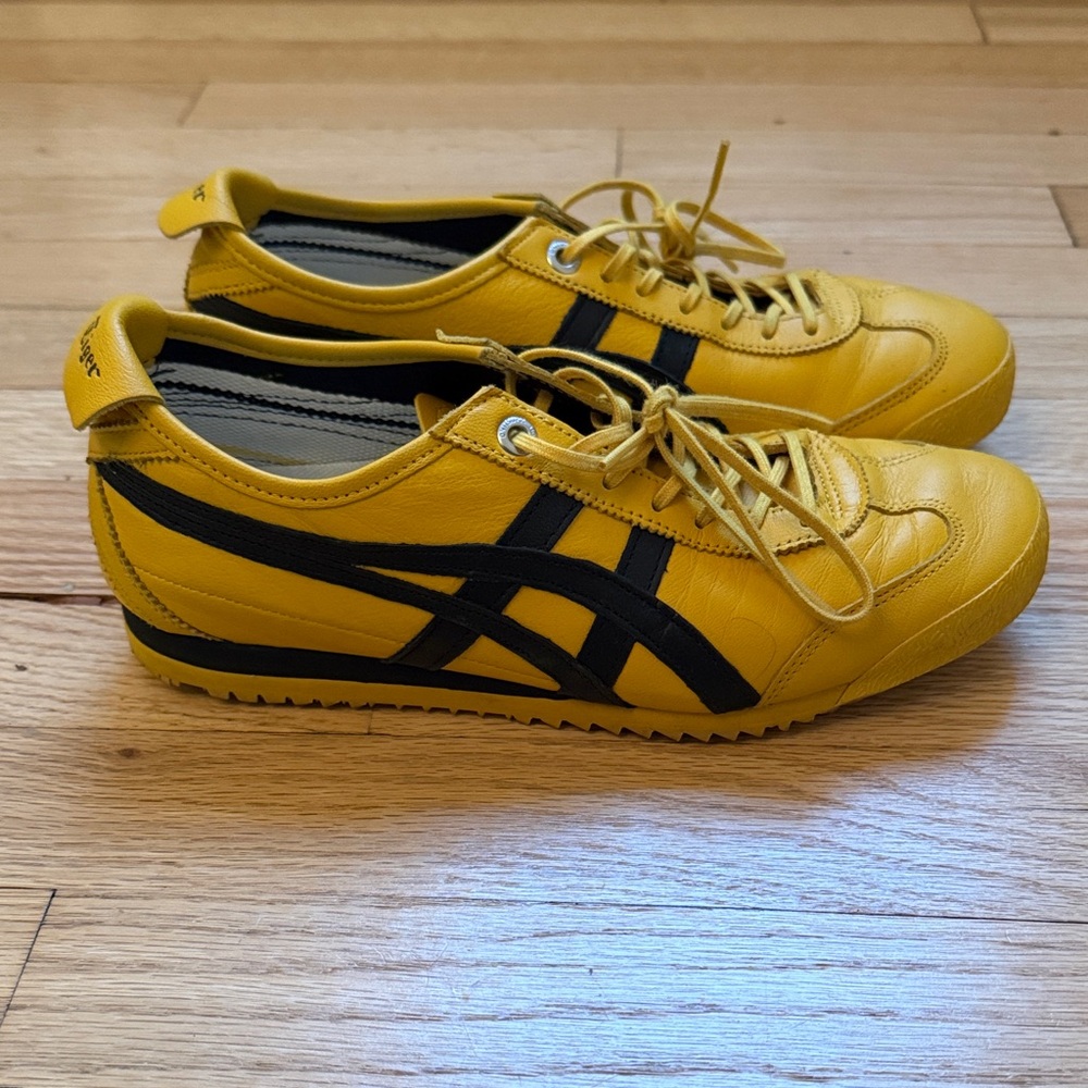 Onitsuka Tiger by Asics Yellow and Black Sneakers